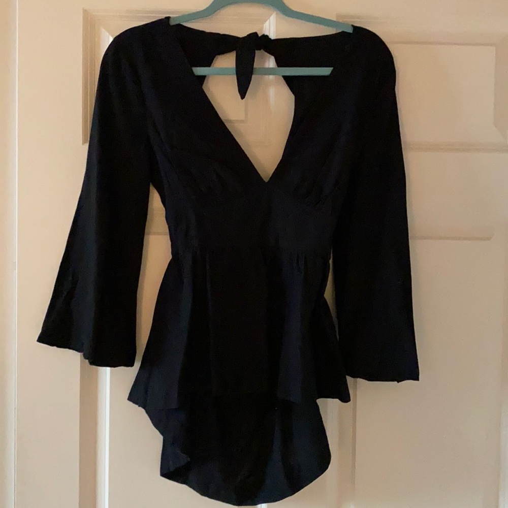 Free People peplum top small NWT